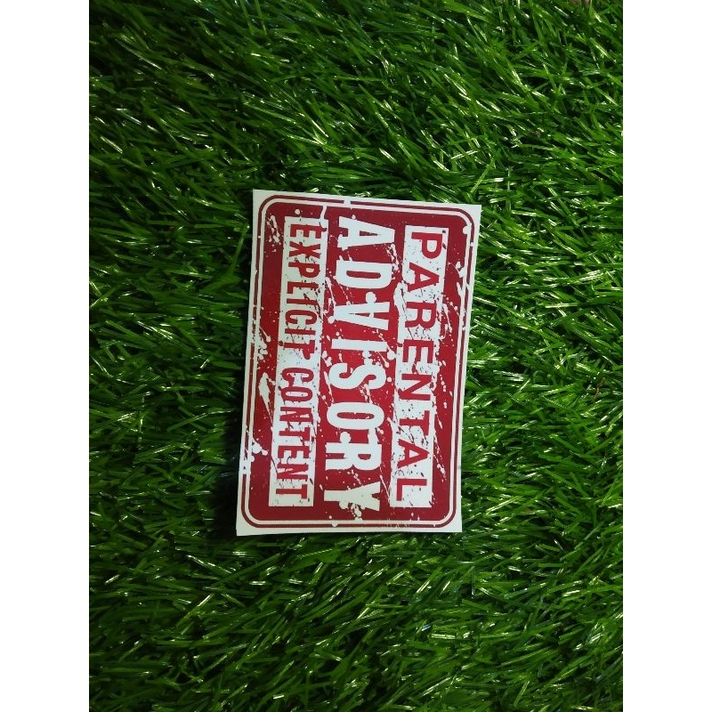 

print stiker parental advisory