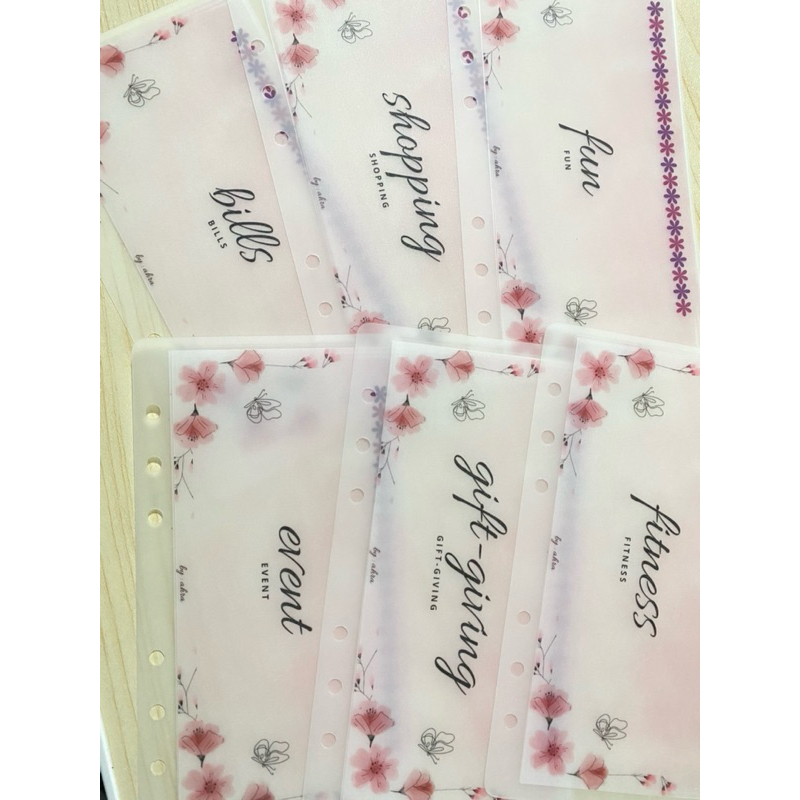 

sakura pink cash envelope A6