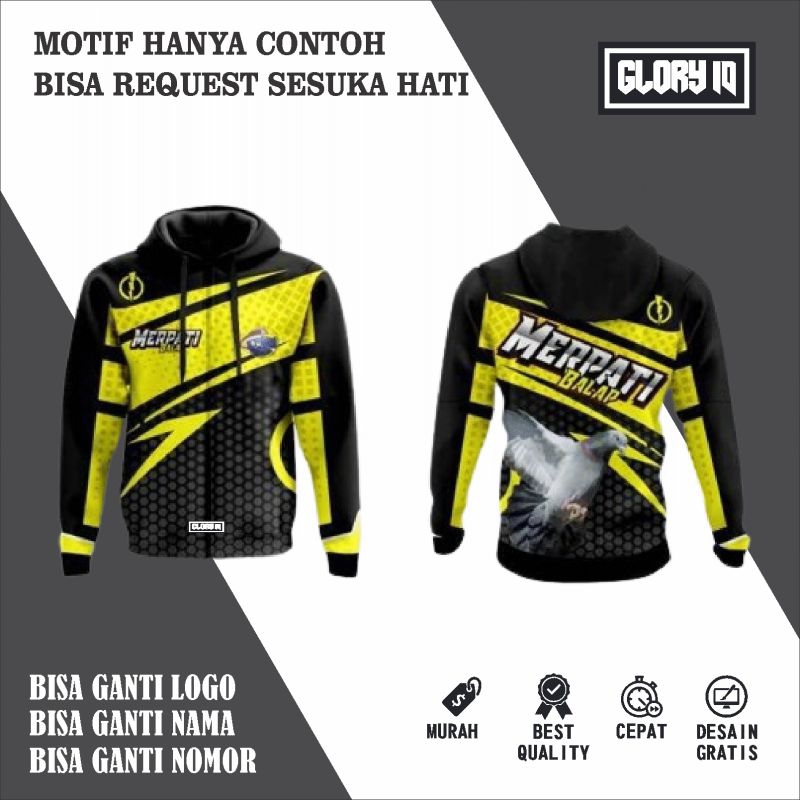 JERSEY JAKET MERPATI CUSTOM