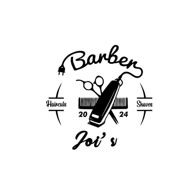 

sticker custom nama barber ukuran 60x60cm