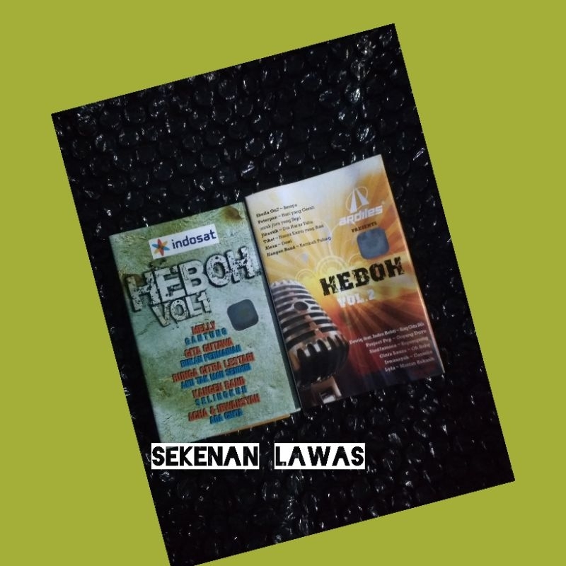 Kaset Heboh Vol.1 & 2 / Sheila On 7, Peterpan, Dewiq, Gita Gutawa, Kangen Band dkk