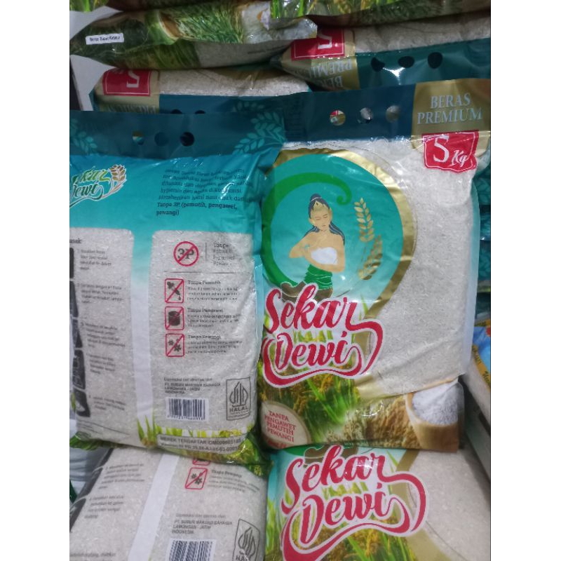 

Beras Sekar Dewi kemasan 5 kg