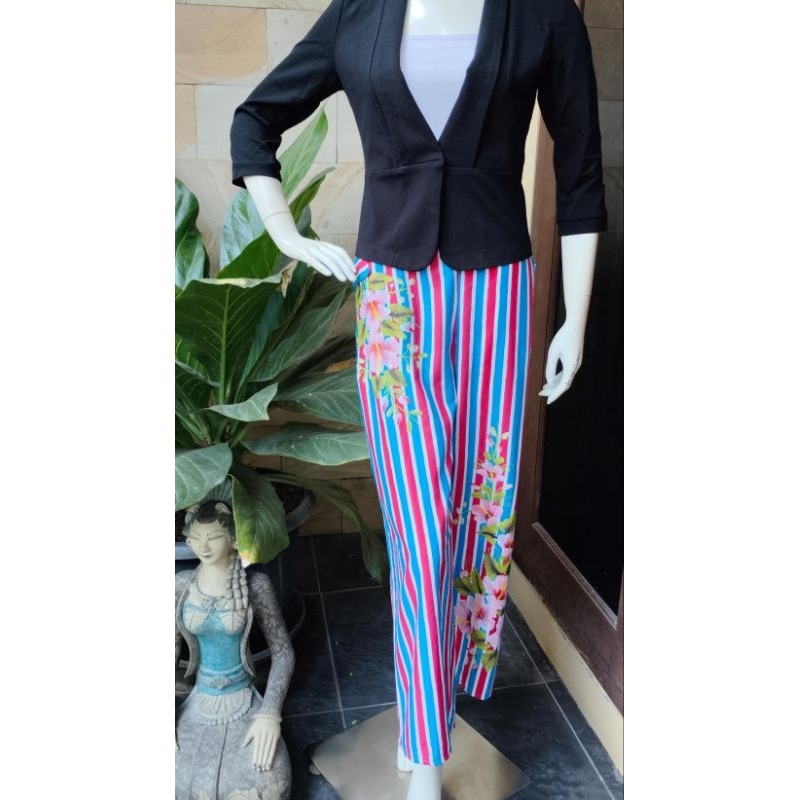 BAWAHAN CELANA WANITA BATIK LUKIS KERJA KONDANGAN OUTFIT SIMPEL CANTIK OOTD KEKINIAN