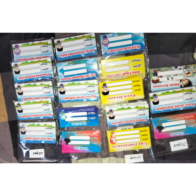 

STIKER LABEL BUKU MURAH