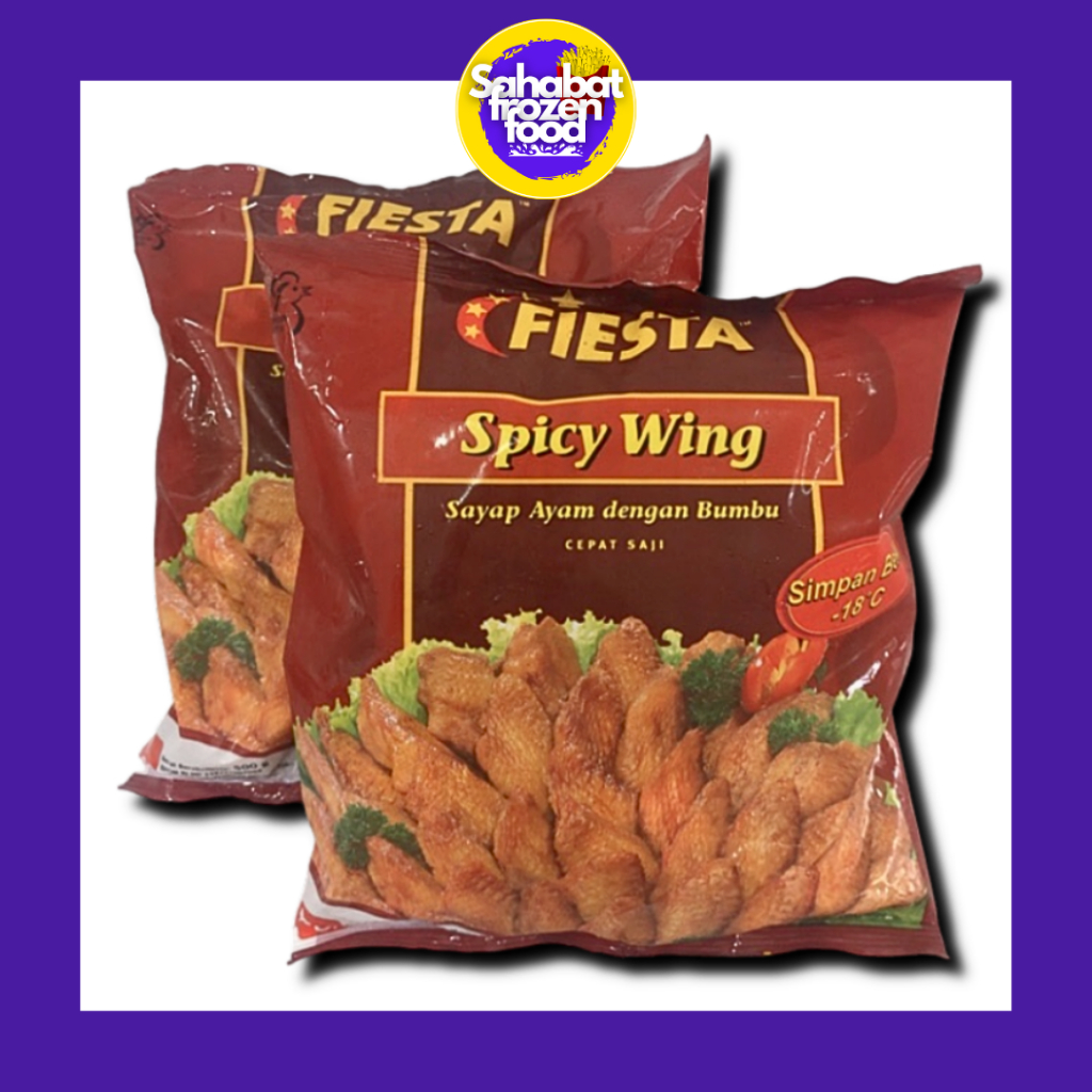 

Fiesta Spicy Wing / Sayap Ayam Dengan Bumbu 500 gram