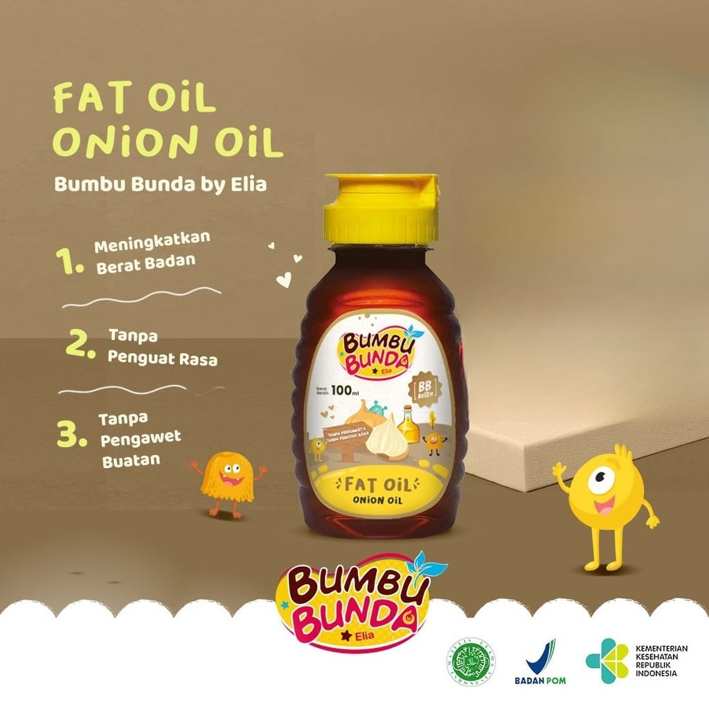 

RB Bumbu Bunda By Elia Fat Oil Non MSG Non Pengawet / Minyak MPASI Anak
