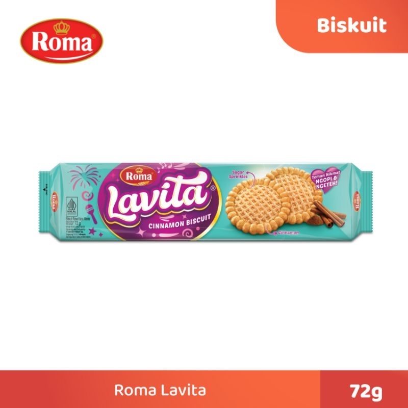 

ROMA LAVITA CINAMON BISKUIT 72G