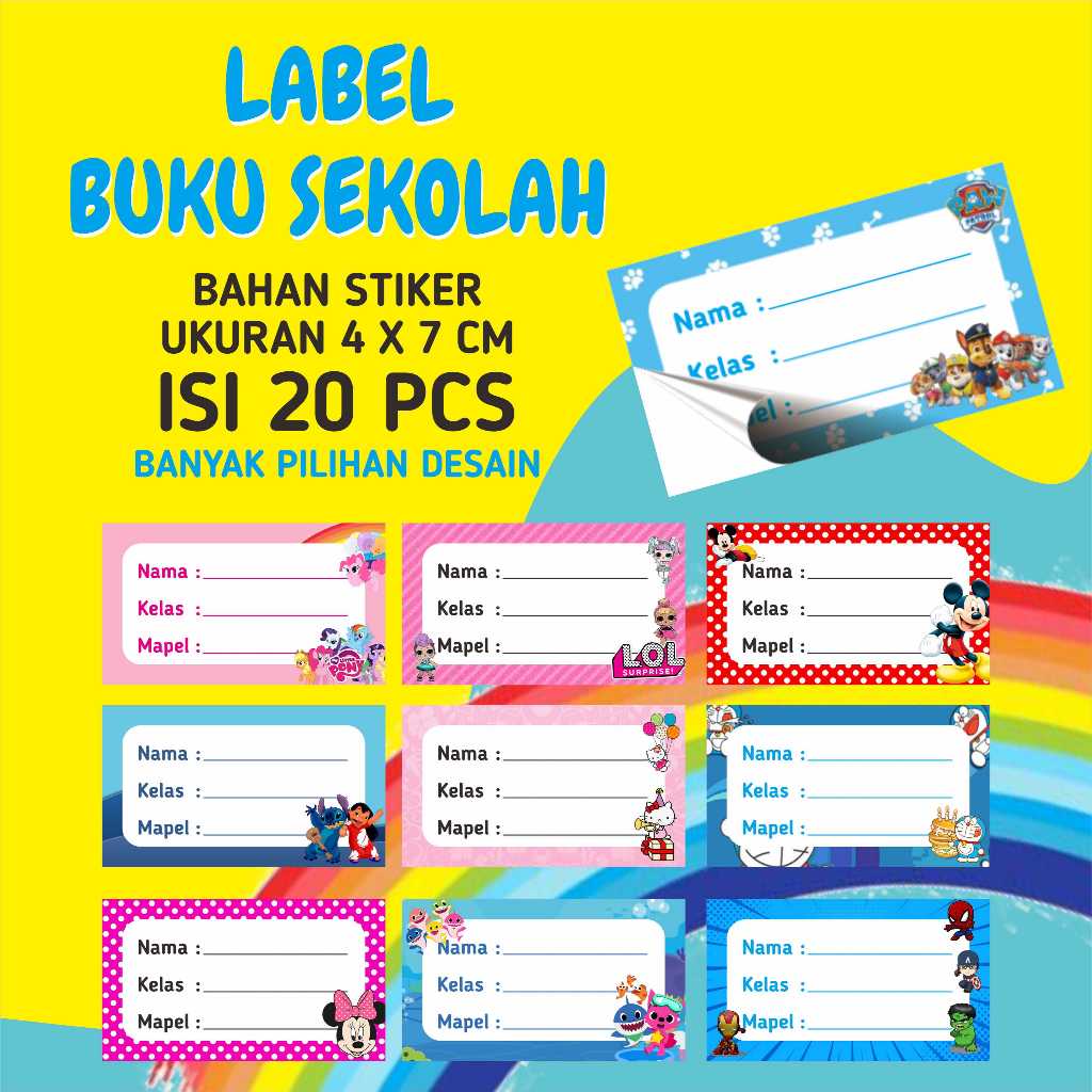 

LABEL BUKU