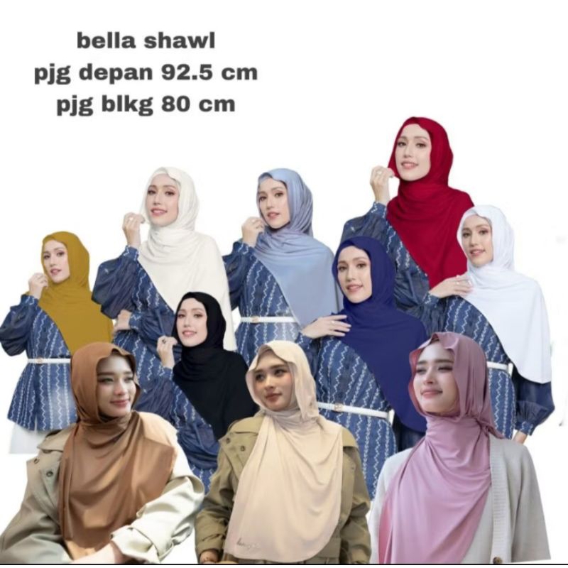 Bergo Mandjha Ivan Gunawan Hijab-Bella Shawl Series