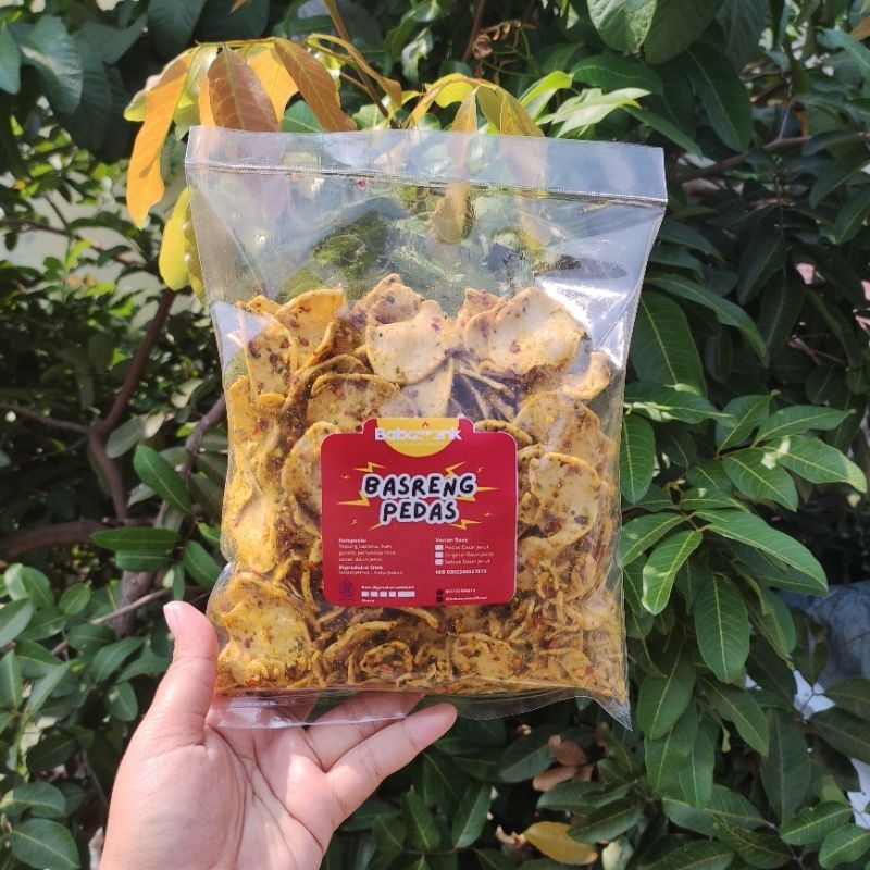 

BABASRENK 250gr I BASRENG VIRAL PEDAS DAUN JERUK ORIGINAL DAN SEBLAK