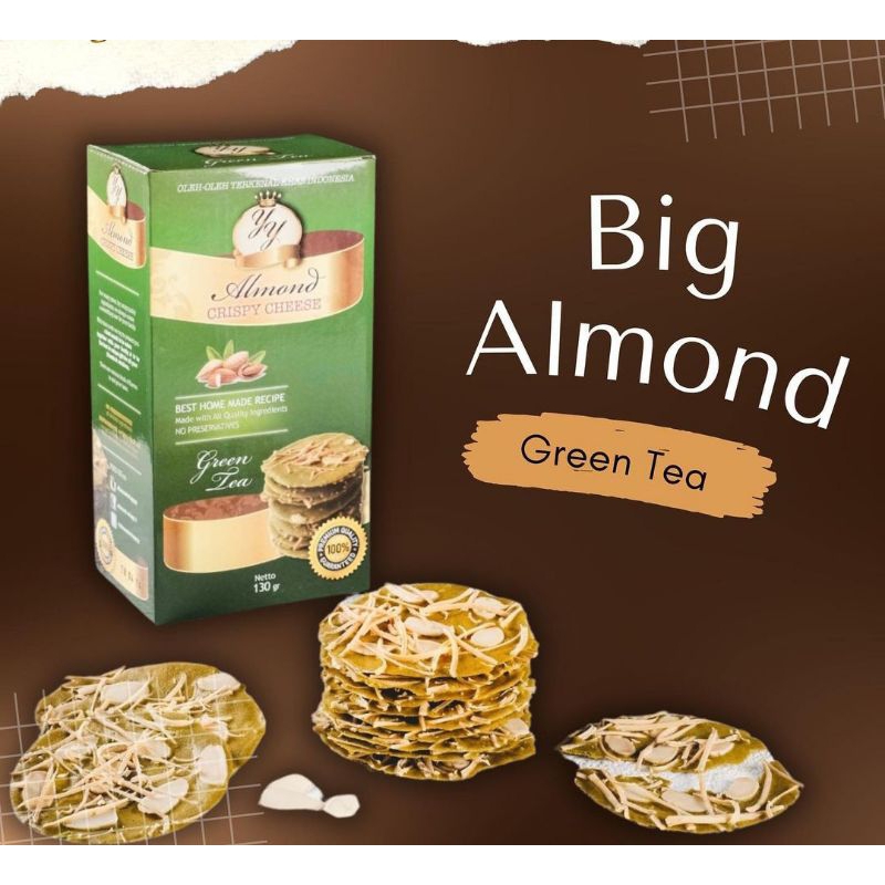 

ALMOND CRISPY CHEESE GREENTEA