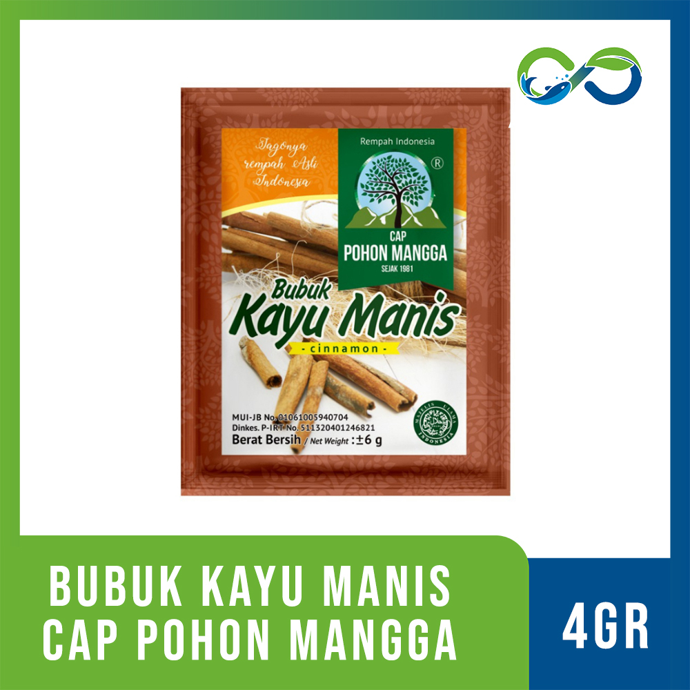 

[AquaEcofarm] BUBUK Kayu Manis Rempah Indonesia Sachet Cap Pohon Mangga Bandung