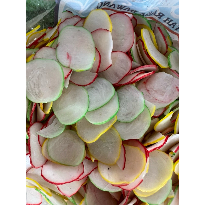 

KERUPUK BAWANG WARNA WARNI 500 GR - KERUPUK SEBLAK