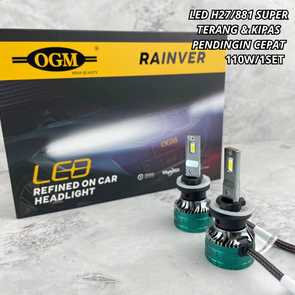 OGM - PREMIUM LED BOHLAM FOGLAMP CHEVROLET SPIN H27/881 SUPER TERANG