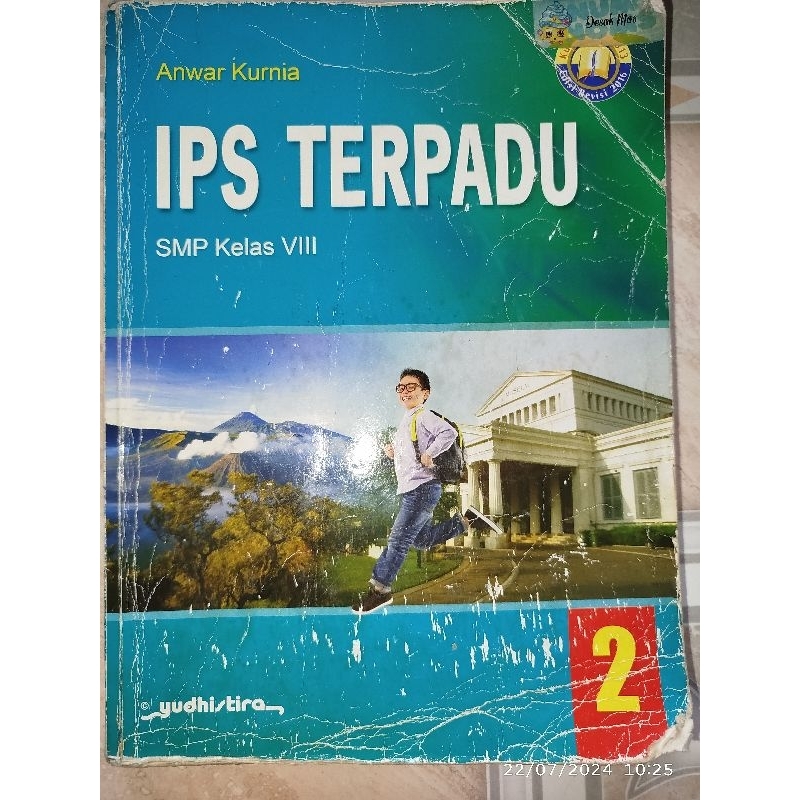 

buku ips terpadu kelas 8 / 2 SMP MTS penerbit yudihistira