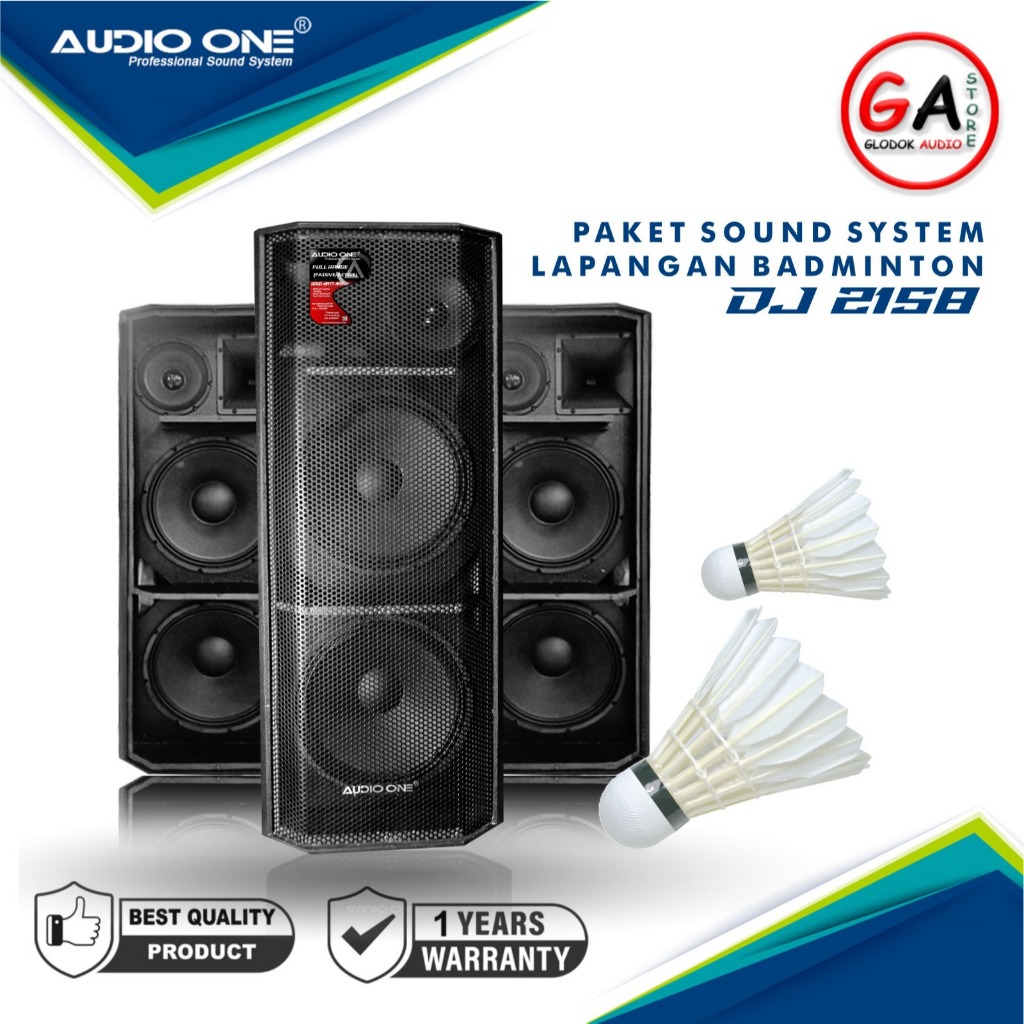 Harga dijamin murah - PAKET SOUND SYSTEM LAPANGAN BADMINTON - PAKET SOUND SYSTEM AUDIO ONE