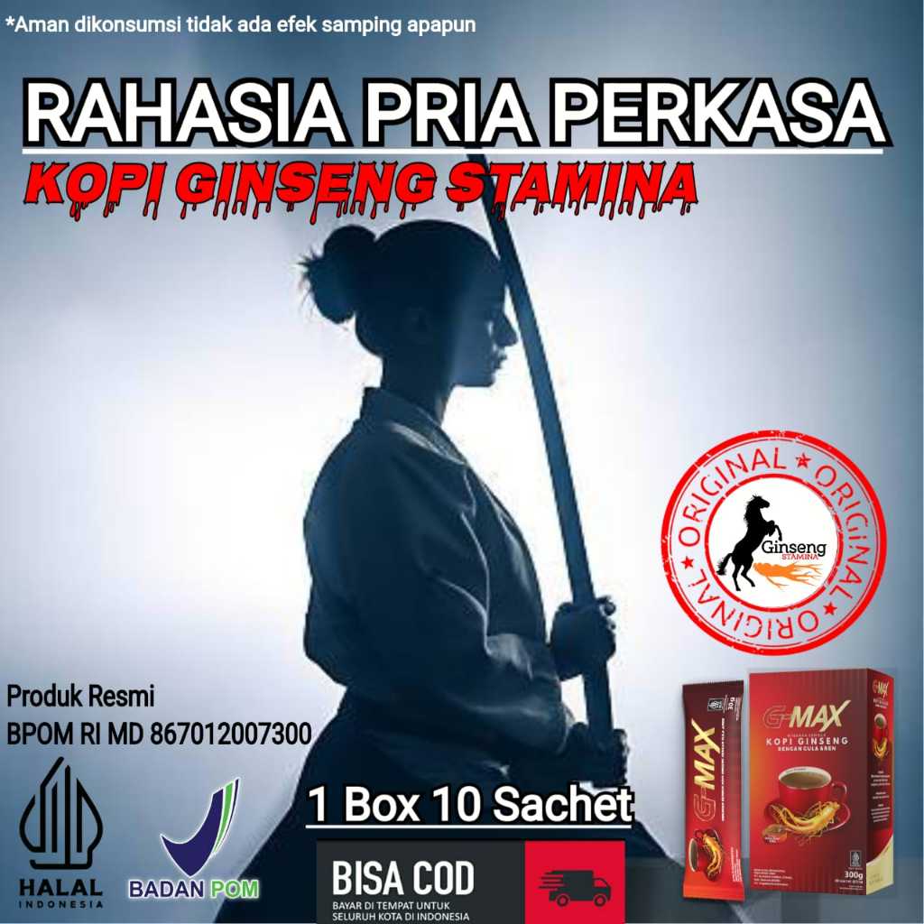 

kopi ginseng 10 pcs