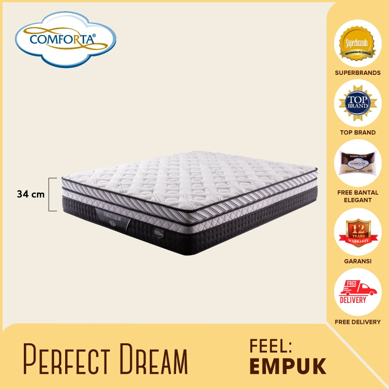 SC COMFORTA Kasur Springbed Perfect Dream (Matress Only)