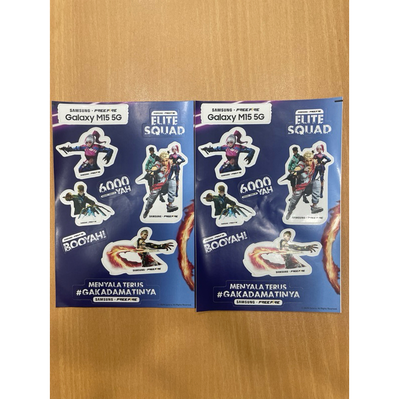 

Stiker samsung Freefire Original