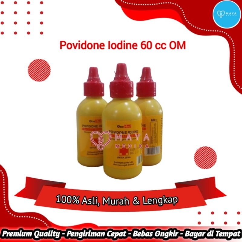 Povidone Iodine 60 cc Onemed