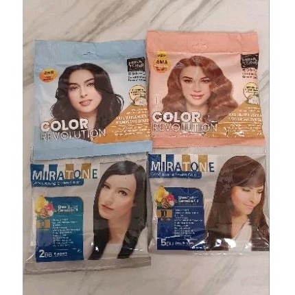 Miratone Cream Color / Pewarna Rambut Miratone sachet