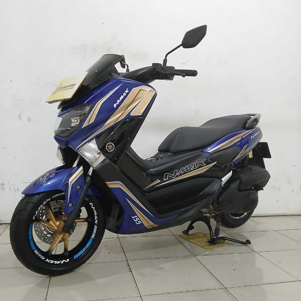 yamaha nmax 155 biru 2018 motor bekas plat Depok