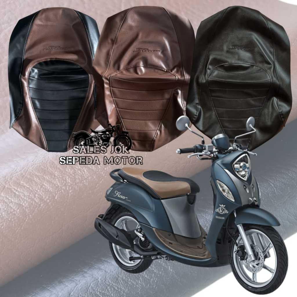 Kulit jok/Cover jok/Sarung jok motor YAMAHA FINO ORIGINAL, Fino Grande, Fino Karbu, Fino