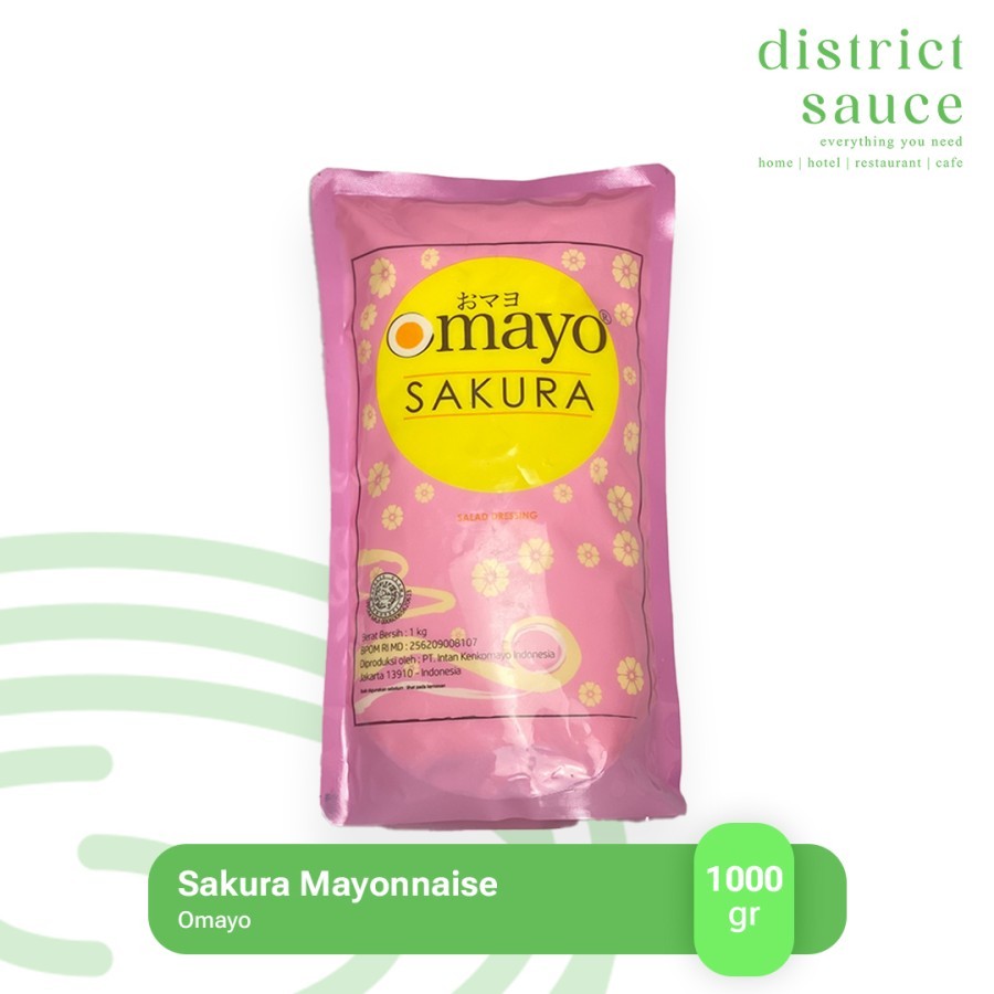 

Omayo Mayonnaise Sakura 1000 gr | Saus Saos Mayonnaise Sakura