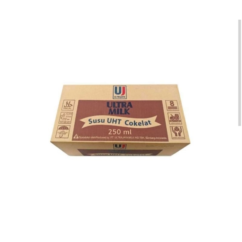 

Ultra Jaya Ultra Milk Coklat Susu UHT [250 mL/ 24 Pcs/ Dus]