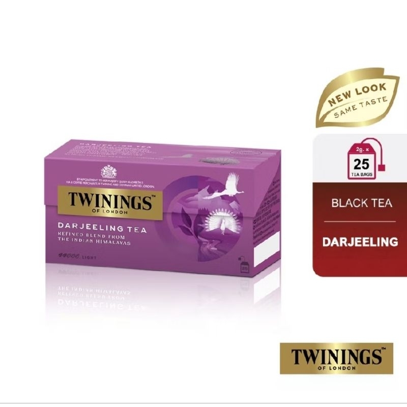 

Twinings teh hitam celup darjeling tea 25x2gr