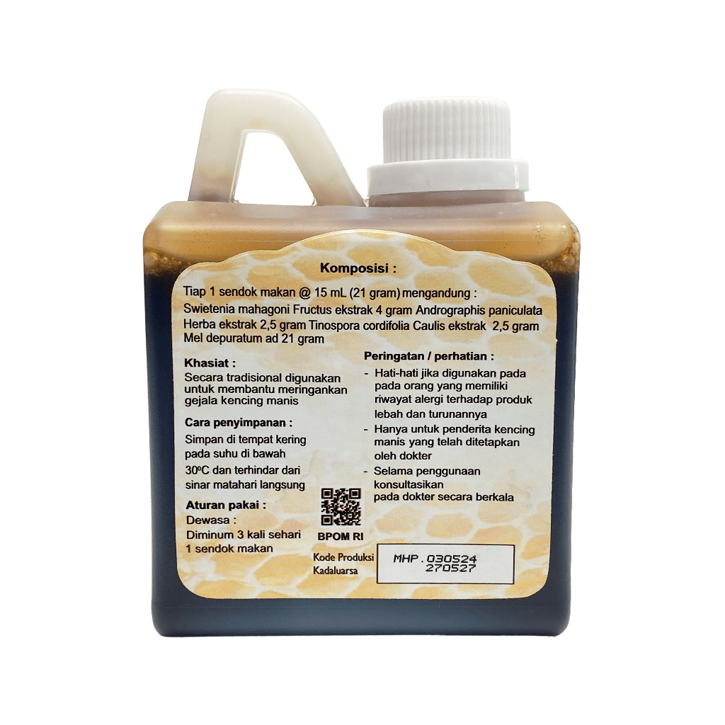 

Madu Hitam Pahit Premium 600gr Kharisma Food Royal Jelly