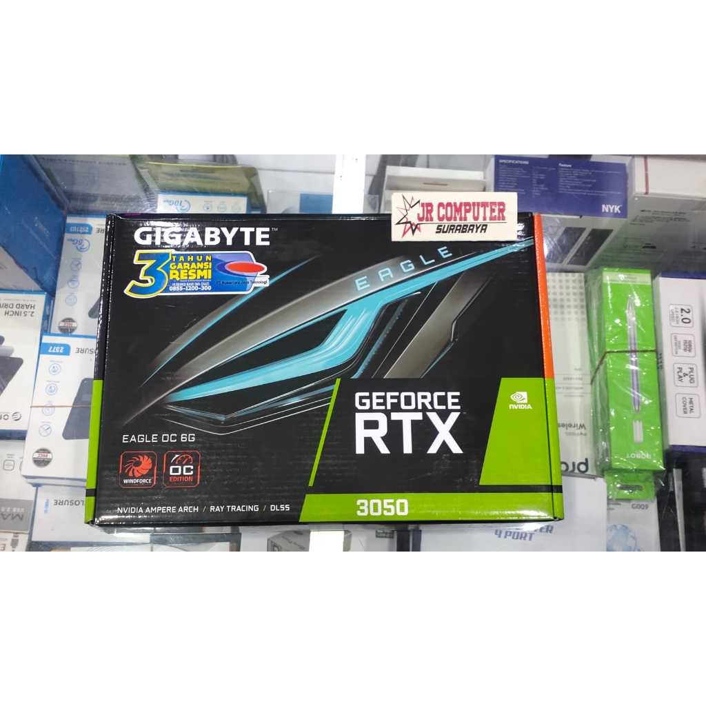 VGA GIGABYTE GEFORCE RTX 3050 EAGLE GV-N3050