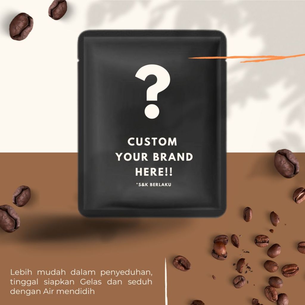 

Maklon/Rebranding/Custom Design Dripbag Coffee Premium Arabica