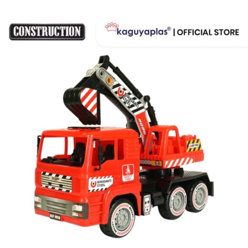 Mainan Anak Truk Besar Excavator KGP 8090 Kaguyaplas