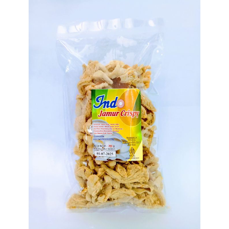 

Keripik Jamur | Indo jamur crispy | Netto : 200 gram