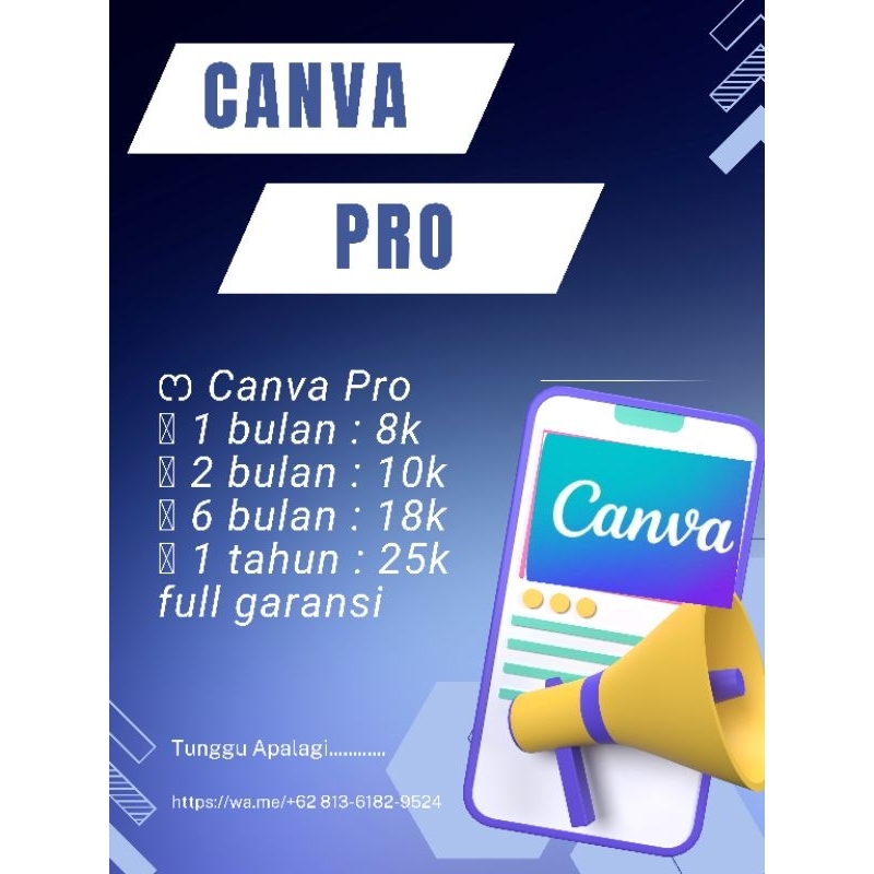 Canva Pro | Aplikasi Premium | Terpercaya | Murah | Aman