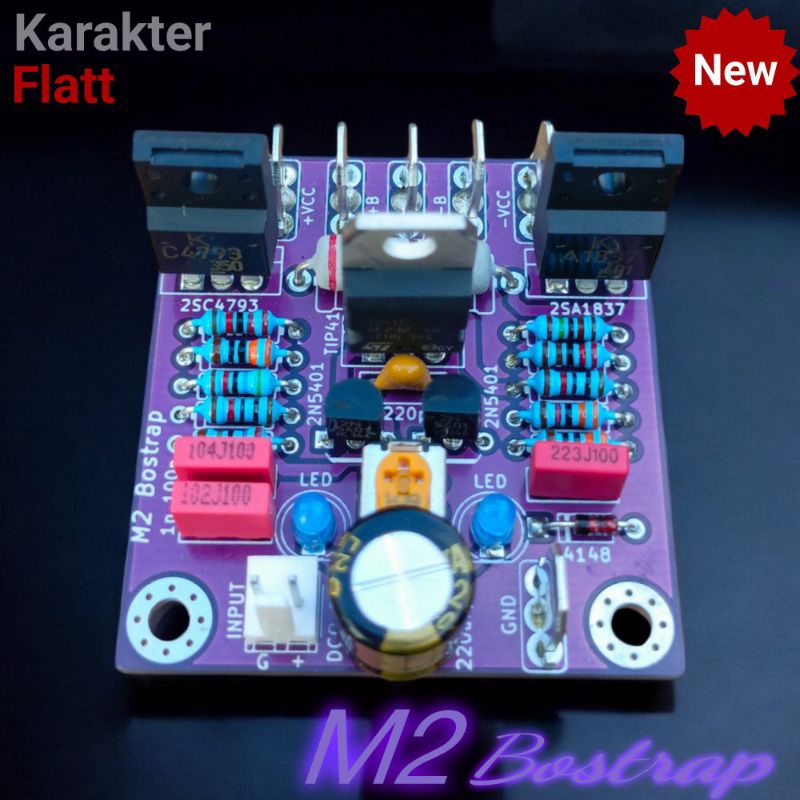 Driver M2 bostrap balap "double layer flatt Dco 0v high power low noise, layout by ARJUNA