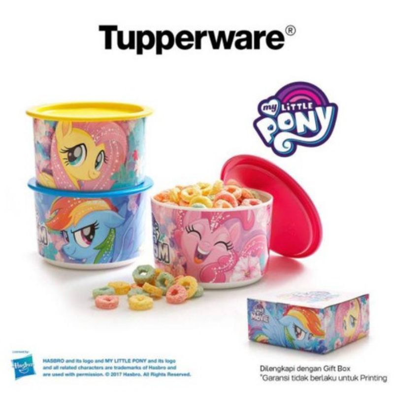 Little Pony Canister Tupperware