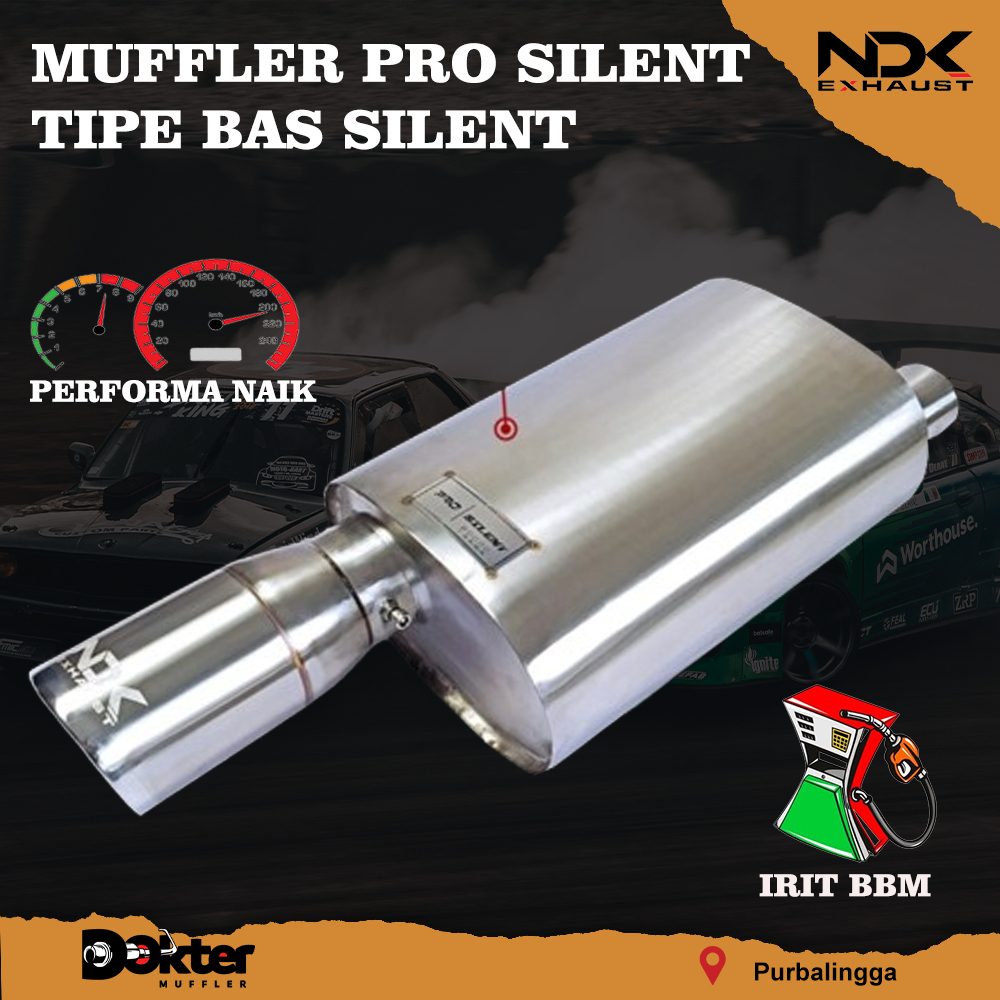 KNALPOT MOBIL NDK EXHAUST PRO SILENT SILINCER KNALPOT MOBIL RACING KENALPOT RACING NDK EXHAUST SUARA