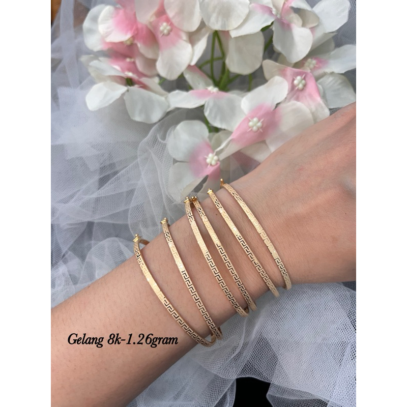 XIX gelang Bangle ukir Versace