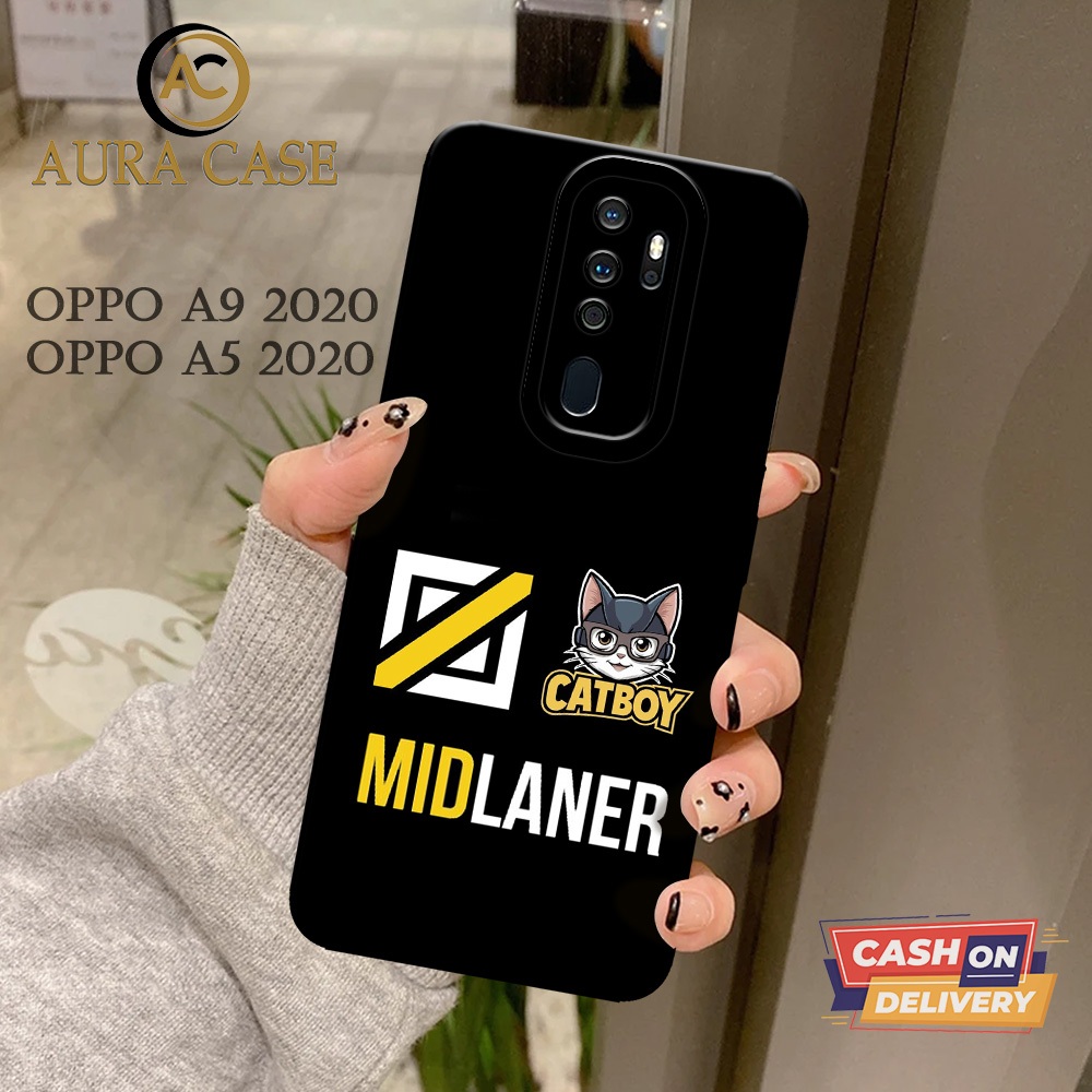AURA CASE - Case OPPO A5 2020 / A9 2020 - GAMING Case - Softcase OPPO A5 2020 / A9 2020 - Casing Hp 
