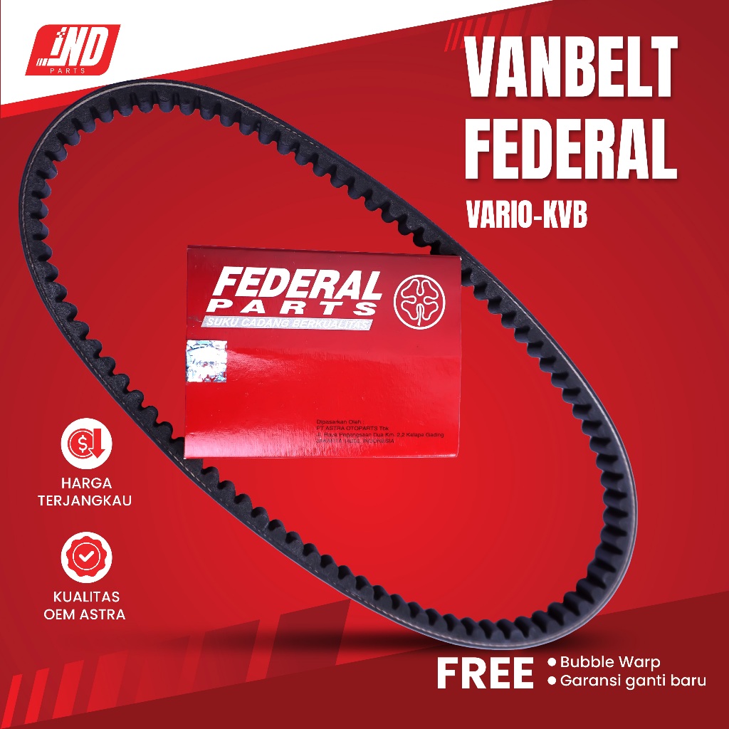 VANBELT V BELT VARIO 110 FI VARIO 110 CARBU FEDERAL
