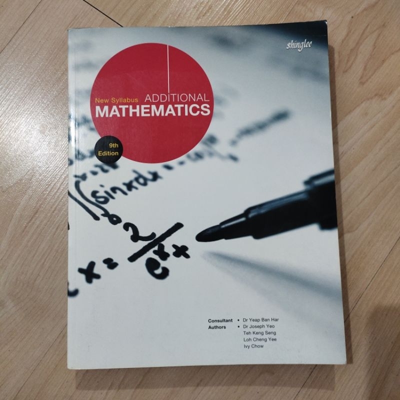 New Syllabus Additional Mathematics 9th Edition