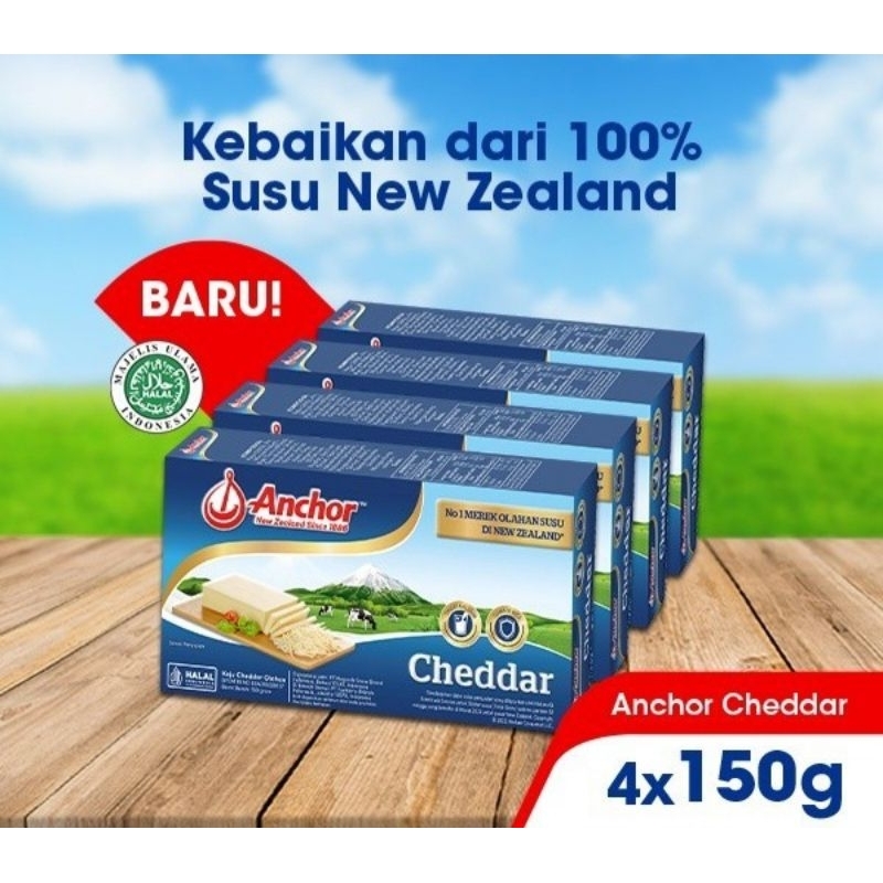 

Anchor Cheddar Block Cheese 150 gram