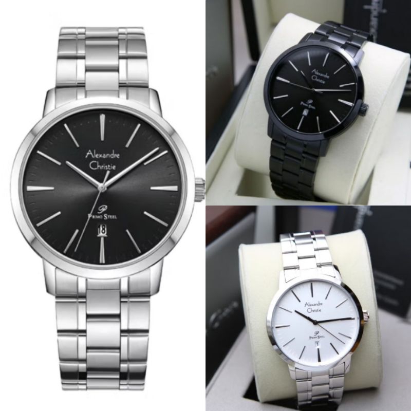 JAM TANGAN PRIA ALEXANDRE CHRISTIE RANTAI AC1028 / AC 1028 ORIGINAL 100 %