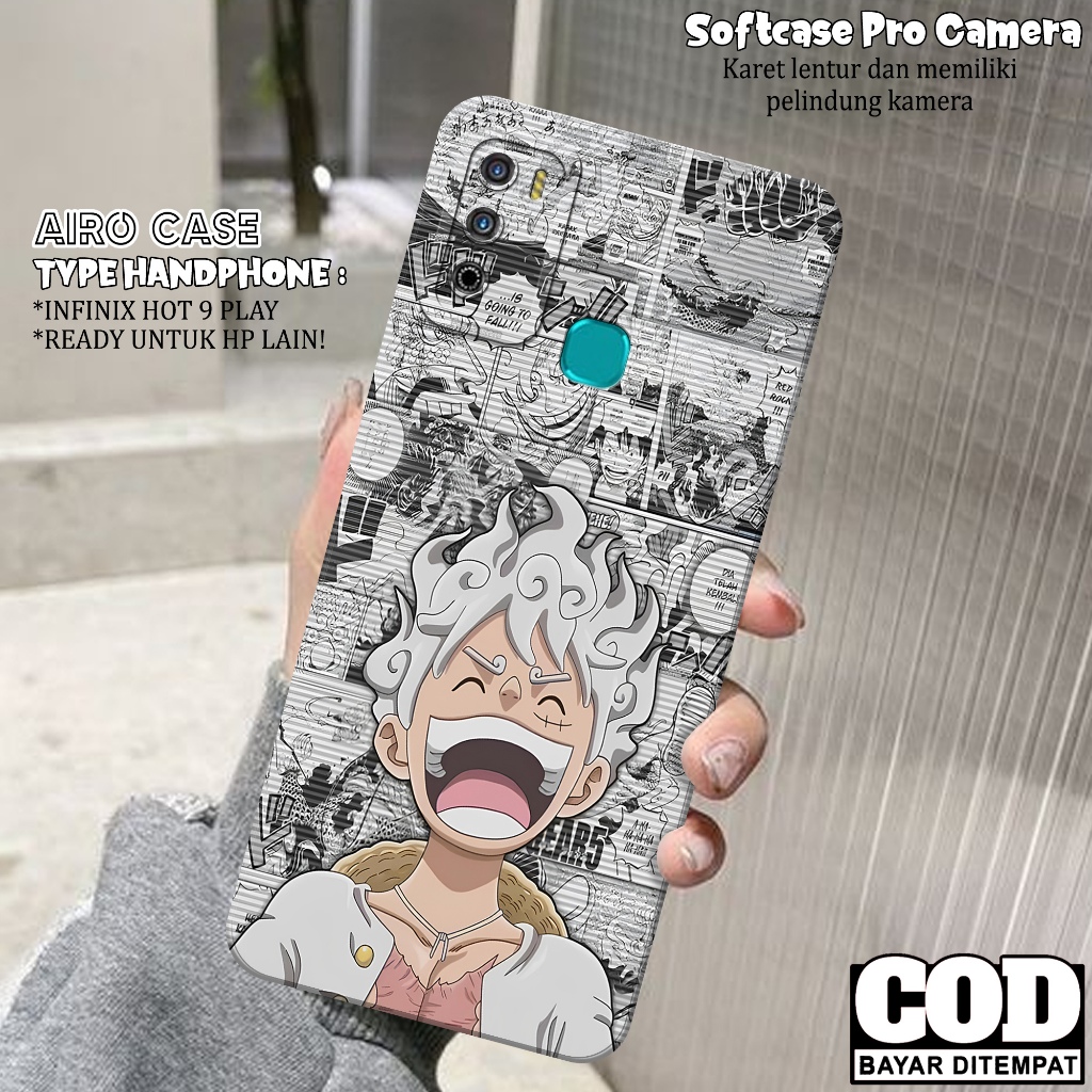 Case INFINIX HOT 9 PLAY - Softcase INFINIX HOT 9 PLAY - Fashion Case ANIME - Casing INFINIX HOT 9 PL
