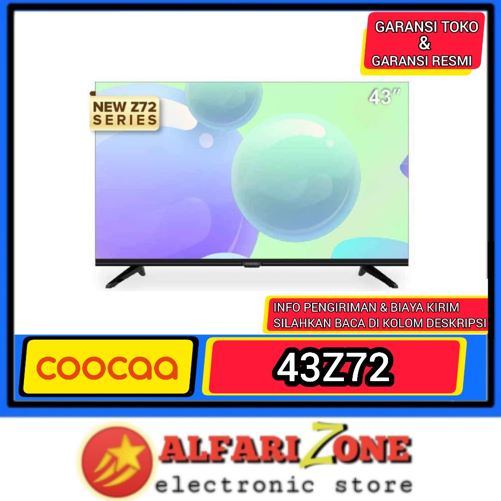 GOOGLE TV 43 Inch COOCAA Z72 43Z72 DIGITAL TV GOOGLE TV 40 INCH COOCAA 40Z72 SMART TV 43" 40" coocaa