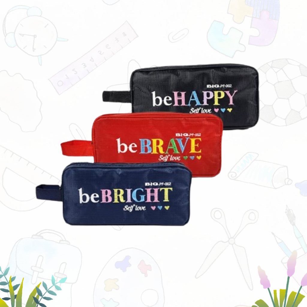 

BIG Pencil Case / Tempat Pensil BIG PF-002 BE HAPPY