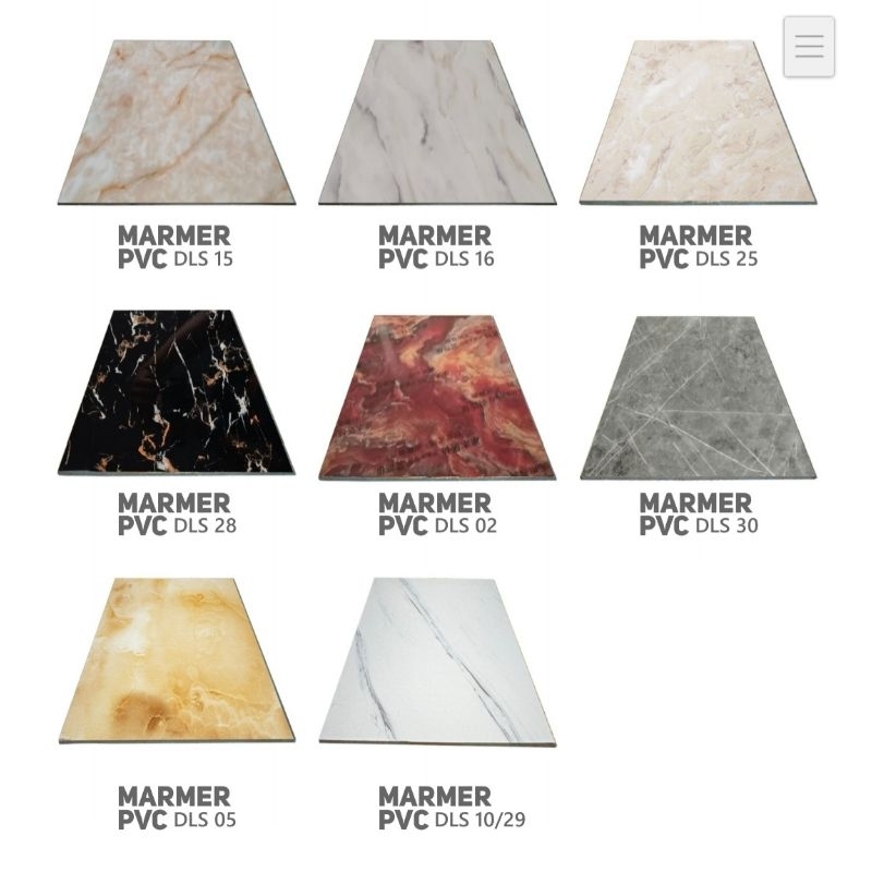 Pvc Board Marble tebal 4mm