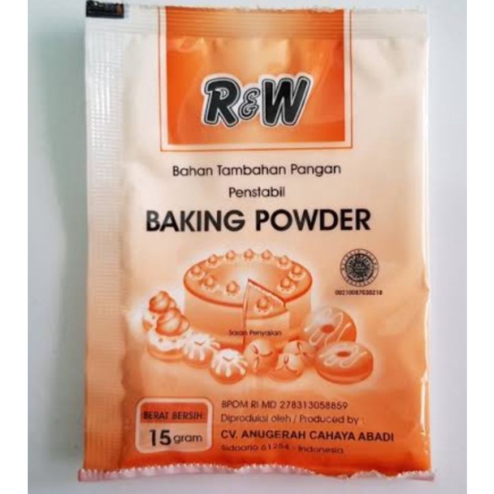 

R&W BAKING POWDER 15 GRAM